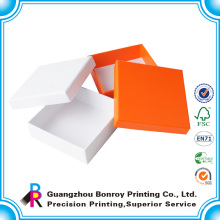 Impressão feita sob encomenda das caixas de presente do quadrado da tampa e do papel baixo de qualidade superior mini